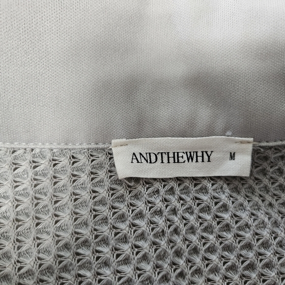 AndTheWhy Textured Woman Blouse, Size M - Picture 5 of 10